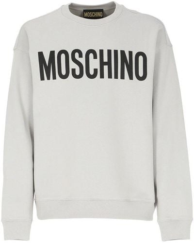 Moschino Sweatshirt With Logo - Grey