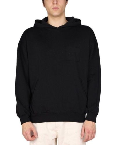Philippe Model Logo Embroidery Sweatshirt - Black