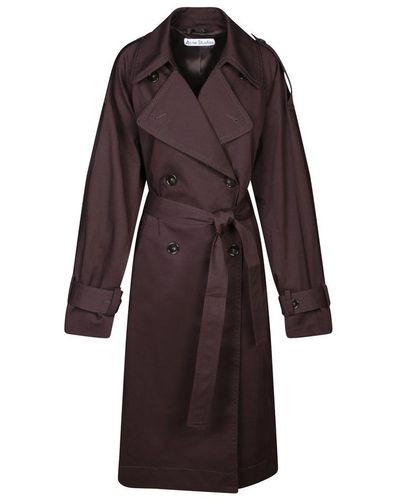 Acne Studios Trench Coats - Purple