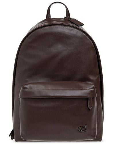 COACH Hall Zipped Backpack - Brown