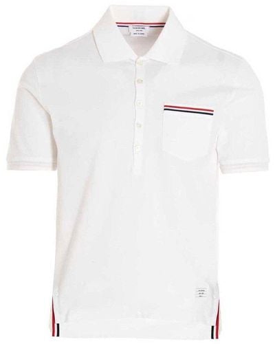 Thom Browne Rwb Shirt Polo White