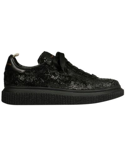 Officine Creative Textured Low-top Trainers - Black