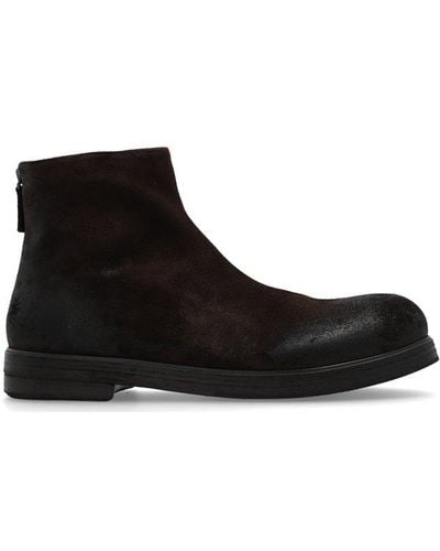 Marsèll Zucca Zip-up Ankle Boots - Black