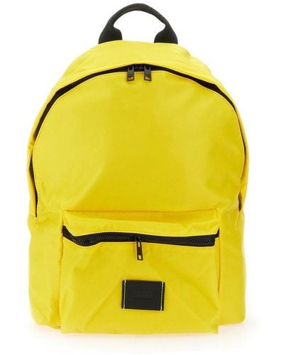 MSGM Nylon Backpack - Yellow