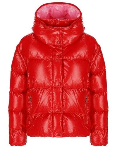 Moncler Mauleon Short Down Jacket - Red