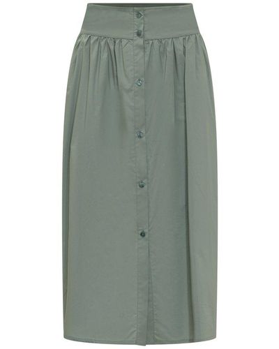 Woolrich Long Cotton Skirt - Green