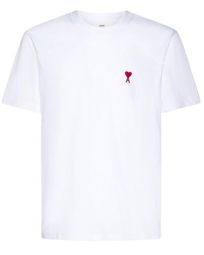 Ami Paris Ami De Coeur T-shirt - White