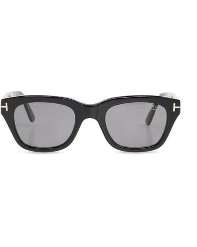 Tom Ford Snowdon Square-frame Sunglasses - Black