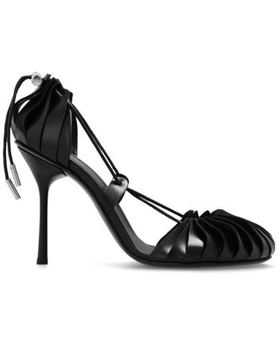 Coperni Round Toe Slip-on Court Shoes - Black