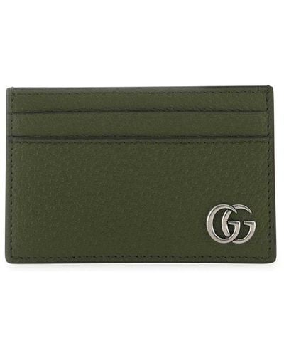 Gucci GG Marmont Card Case - Green