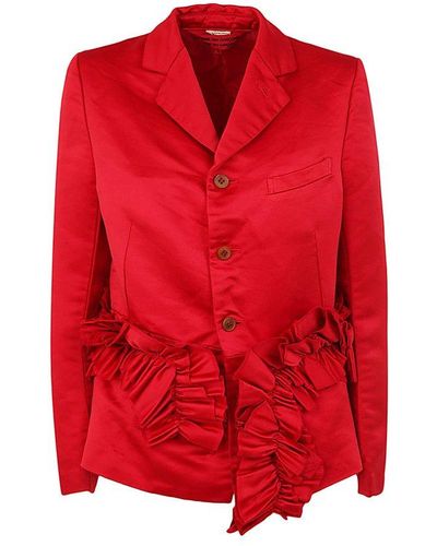 Comme des Garçons Ladies` Jacket Clothing - Red