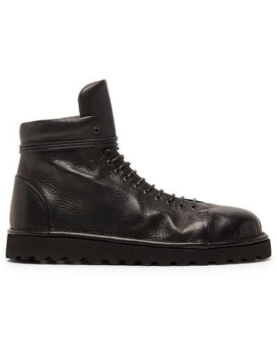 Marsèll Pallottola Lace-up Ankle Boots - Black