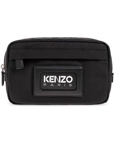KENZO Belt Bag With Logo, - Black
