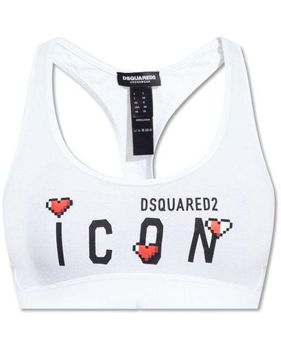 DSquared² Cropped Top - White