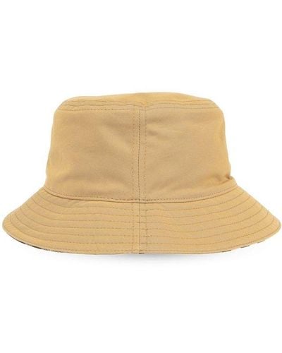 Burberry Reversible Bucket Hat, - Natural
