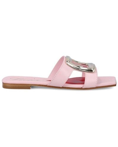 Roger Vivier Viv' By The Sea Mules - Pink