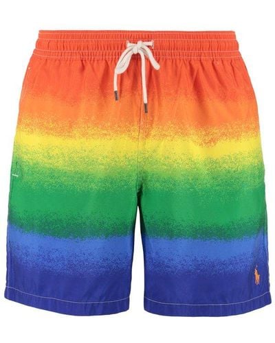 Polo Ralph Lauren Printed Swim Shorts - Multicolour