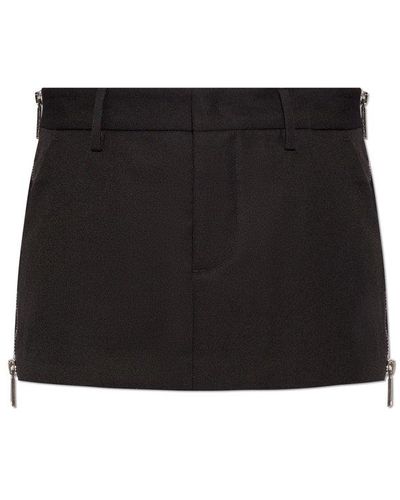 DSquared² Zip-detailed Skirt - Black