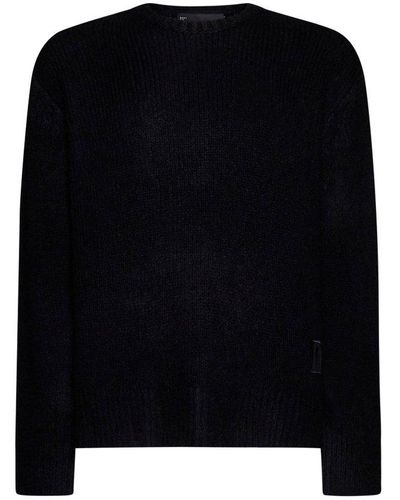 Neil Barrett Wool And Cashmere Blend The Perfect Sweater - Black