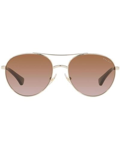 Ralph Lauren Round Frame Sunglasses - Black