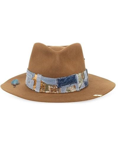 Nick Fouquet Patch-detailed Hat - Brown