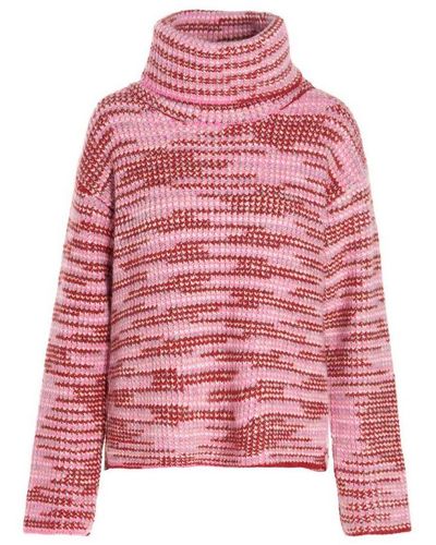 Missoni High Neck Sweater - Red