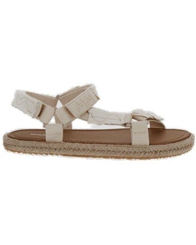 Maison Margiela Touch-strap Open-toe Flat Sandals - White