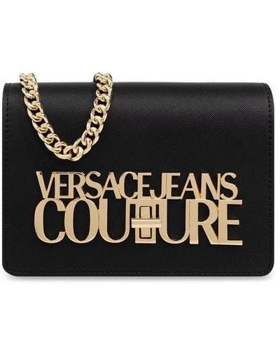 Versace Jeans Couture Logo-letteringr Crossbody Bag - Black