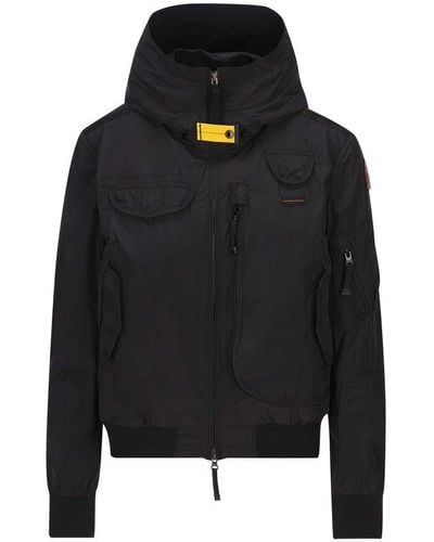 Parajumpers Gobi Jacket In Technical Fabric - Black