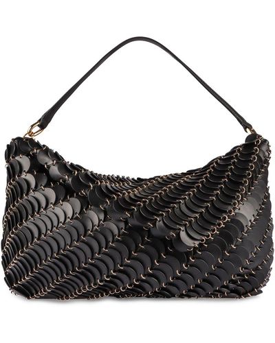 Rabanne Chainmail Embellished Shoulder Bag - Black