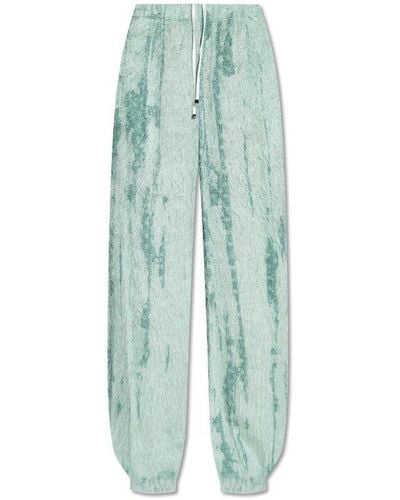 Amiri Pants With Decorative Trim - Green