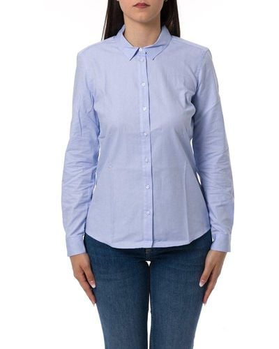 Barbour Derwent Long-sleeved Shirt - Blue