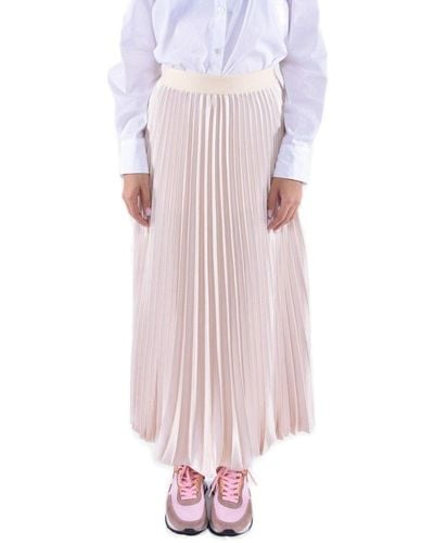 Weekend by Maxmara High Waist Pleated Skirt - Pink