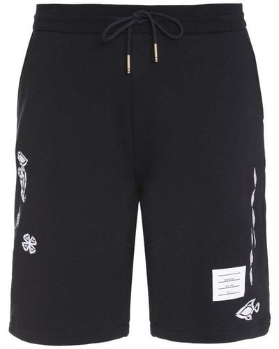 Thom Browne Cotton Bermuda Shorts - Black