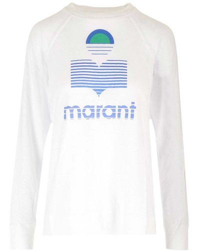 Isabel Marant Kiefferf Logo Printed T-shirt - White