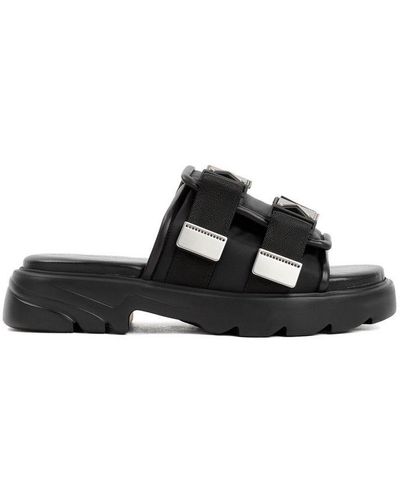 Bottega Veneta Flash Padded Flat Sandals - Black