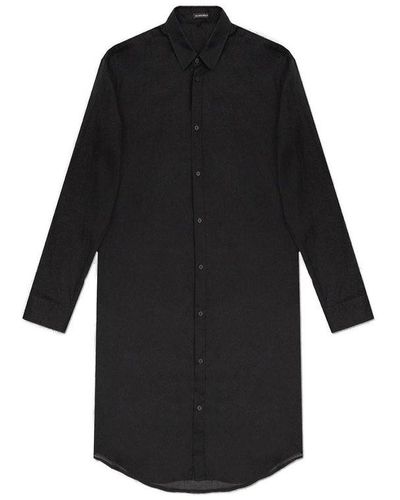 Ann Demeulemeester 'maurice' Long Shirt - Black