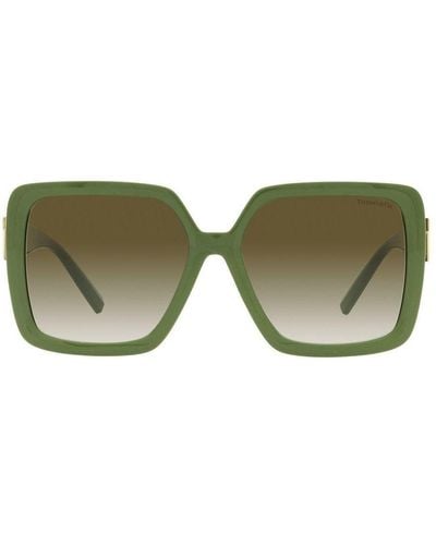 Tiffany & Co. Square Frame Sunglasses - Green