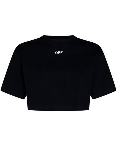 Off-White c/o Virgil Abloh Off White T-shirts And Polos Black