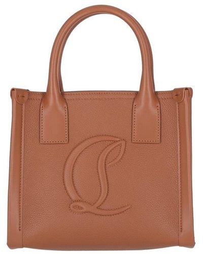 Christian Louboutin By My Side Mini Tote Bag - Brown