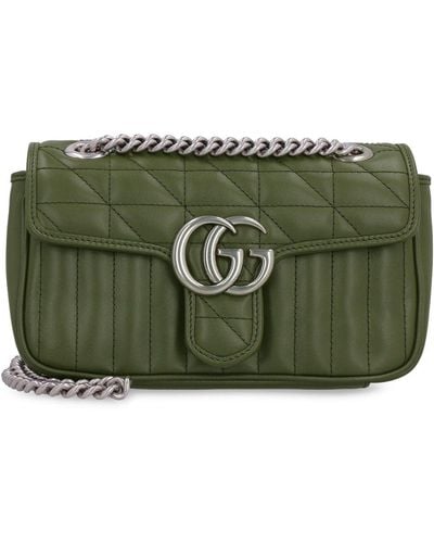Gucci Marmont Mini Shoulder Bag - Green
