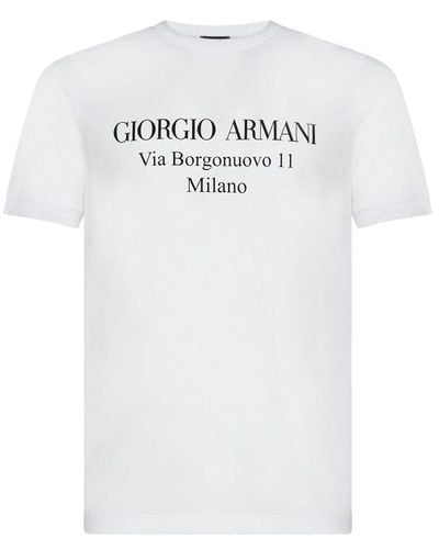 Giorgio Armani T-shirts for Men | Online Sale up to 55% off | Lyst