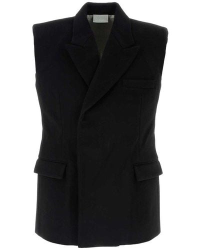 VTMNTS Sleeveless Tailored Blazer - Black