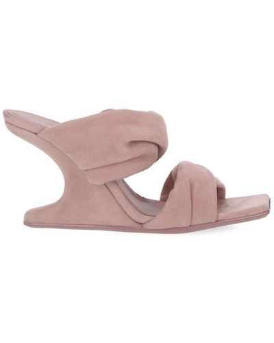 Rick Owens Cantilever 8 Twisted Sandals - Pink