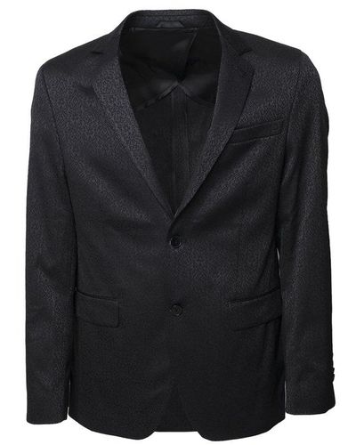 Karl Lagerfeld Single Breasted Blazer - Black