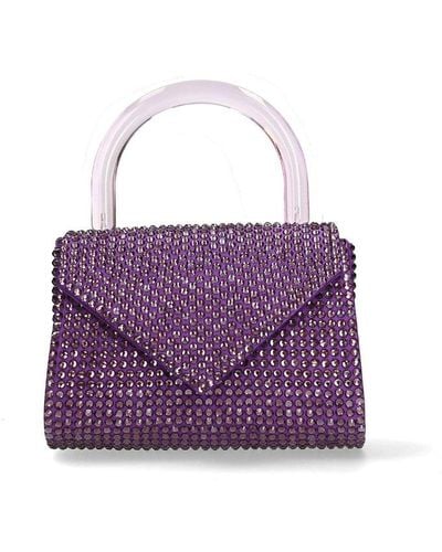 Gedebe Cookie Embellished Tote Bag - Purple