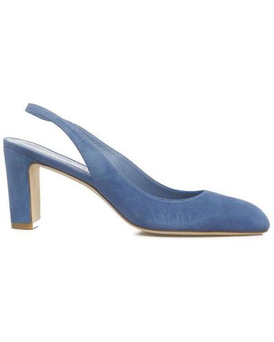 Stuart Weitzman Vida Slingback Court Shoes - Blue