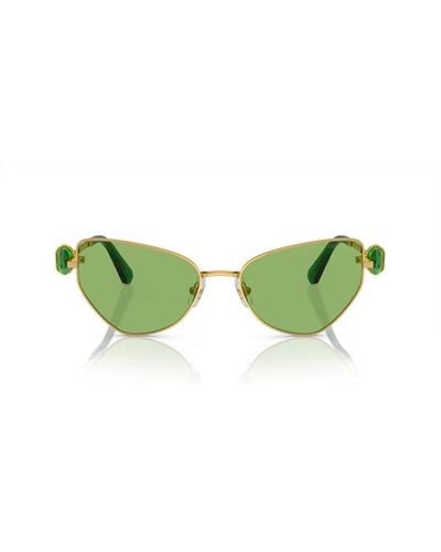 Swarovski Cat-eye Sunglasses - Green