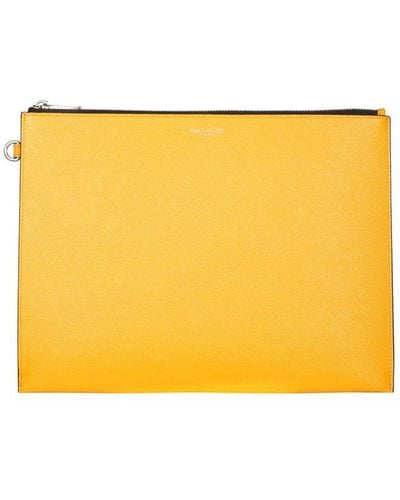 Saint Laurent Zipped Tablet Holder - Yellow