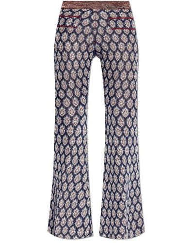 Etro Patterned Flared Pants - Multicolour